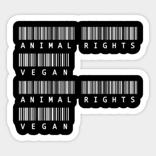 Animal Rights..Vegan Sticker